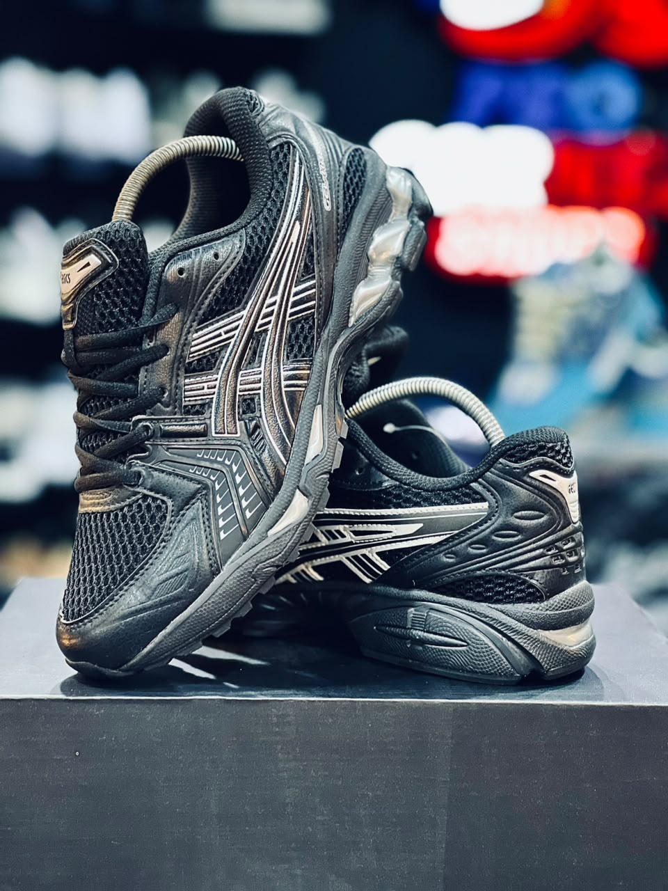 Asics Gel Black Silver