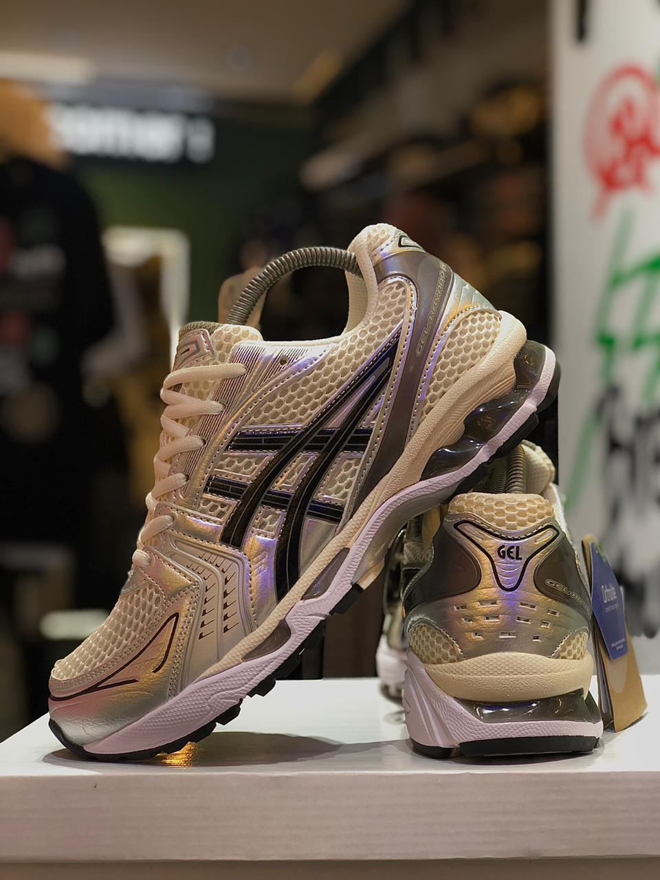 Asics Gel Silver White Black