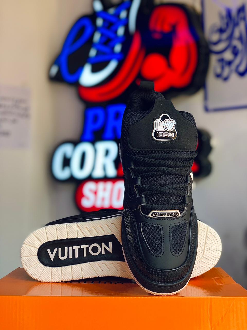 Louis Vuitton LV Skate Black Crystal Monogram