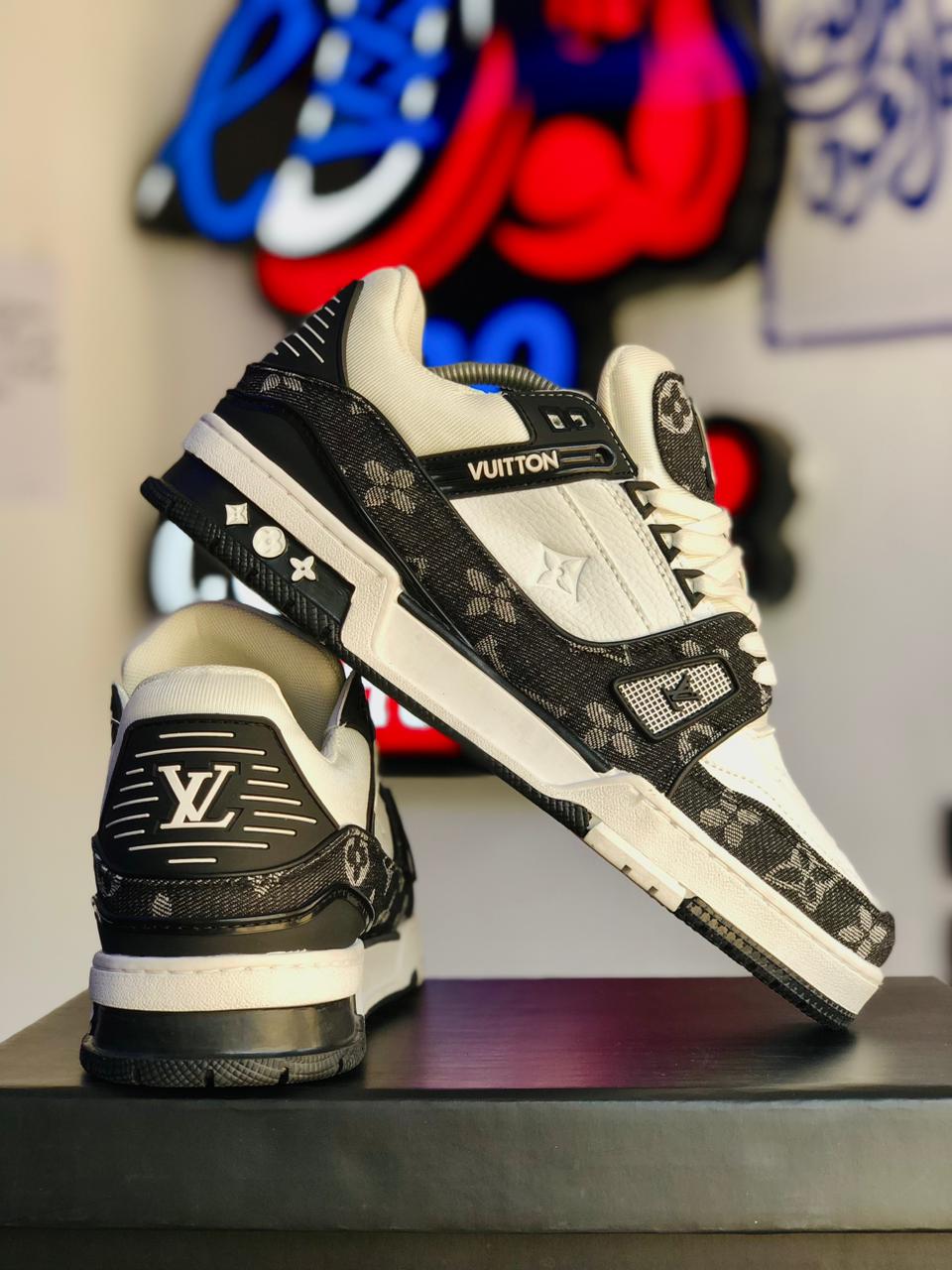 Louis Vuitton LV Skate Denim Black White