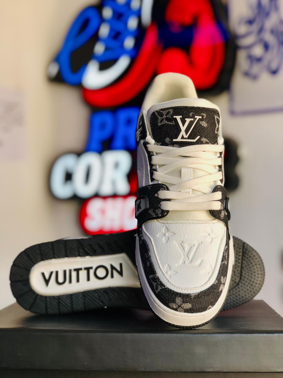 Louis Vuitton LV Skate Denim Black White