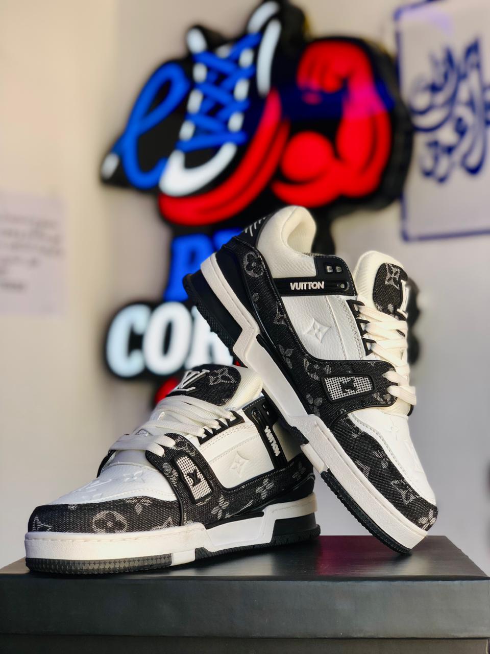 Louis Vuitton LV Skate Denim Black White