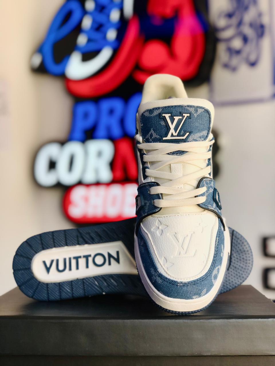 Louis Vuitton LV Skate Denim White Blue
