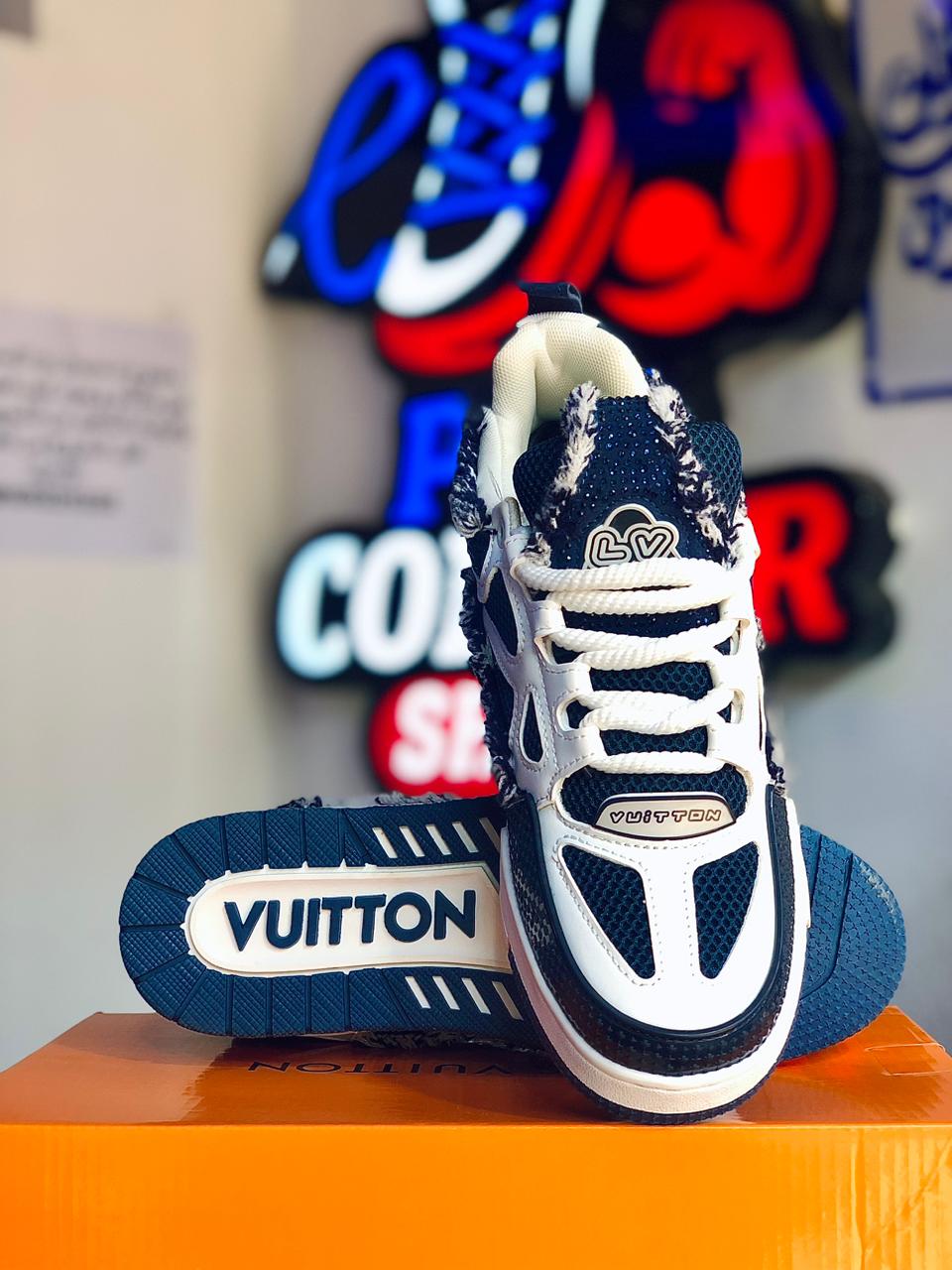 Louis Vuitton LV Skate Navy Crystal Monogram