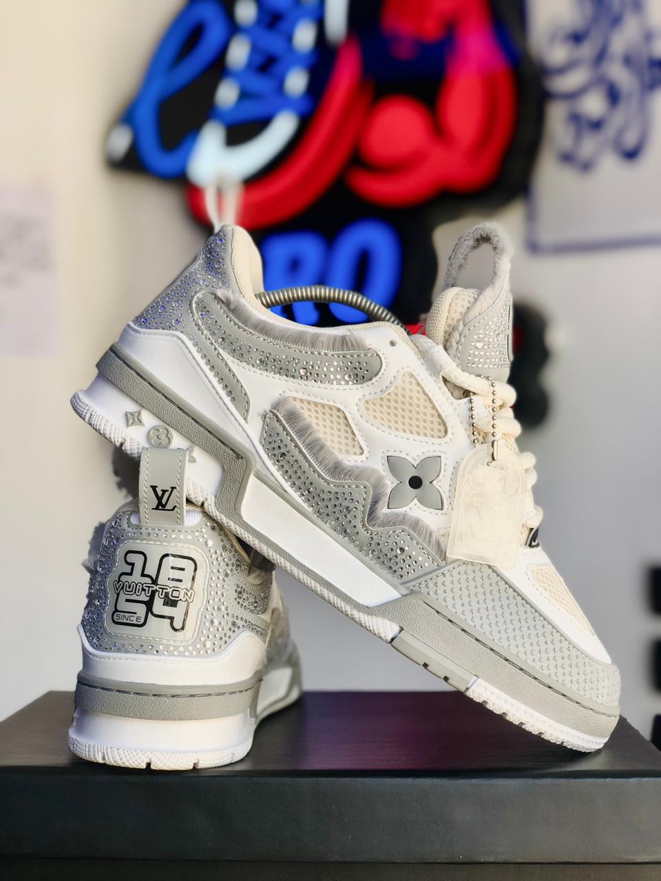 Louis Vuitton LV Skate White Crystals