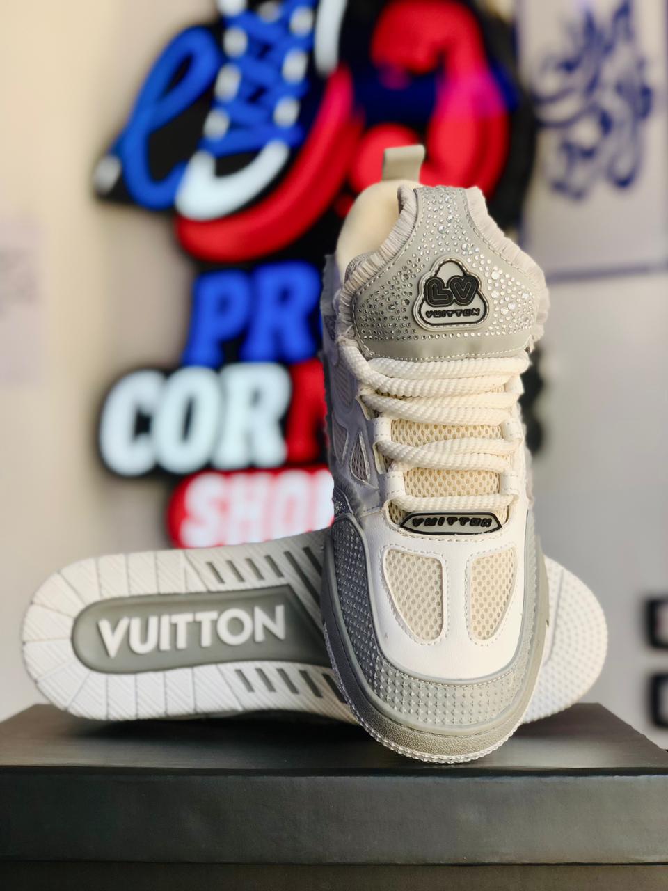 Louis Vuitton LV Skate White Crystals
