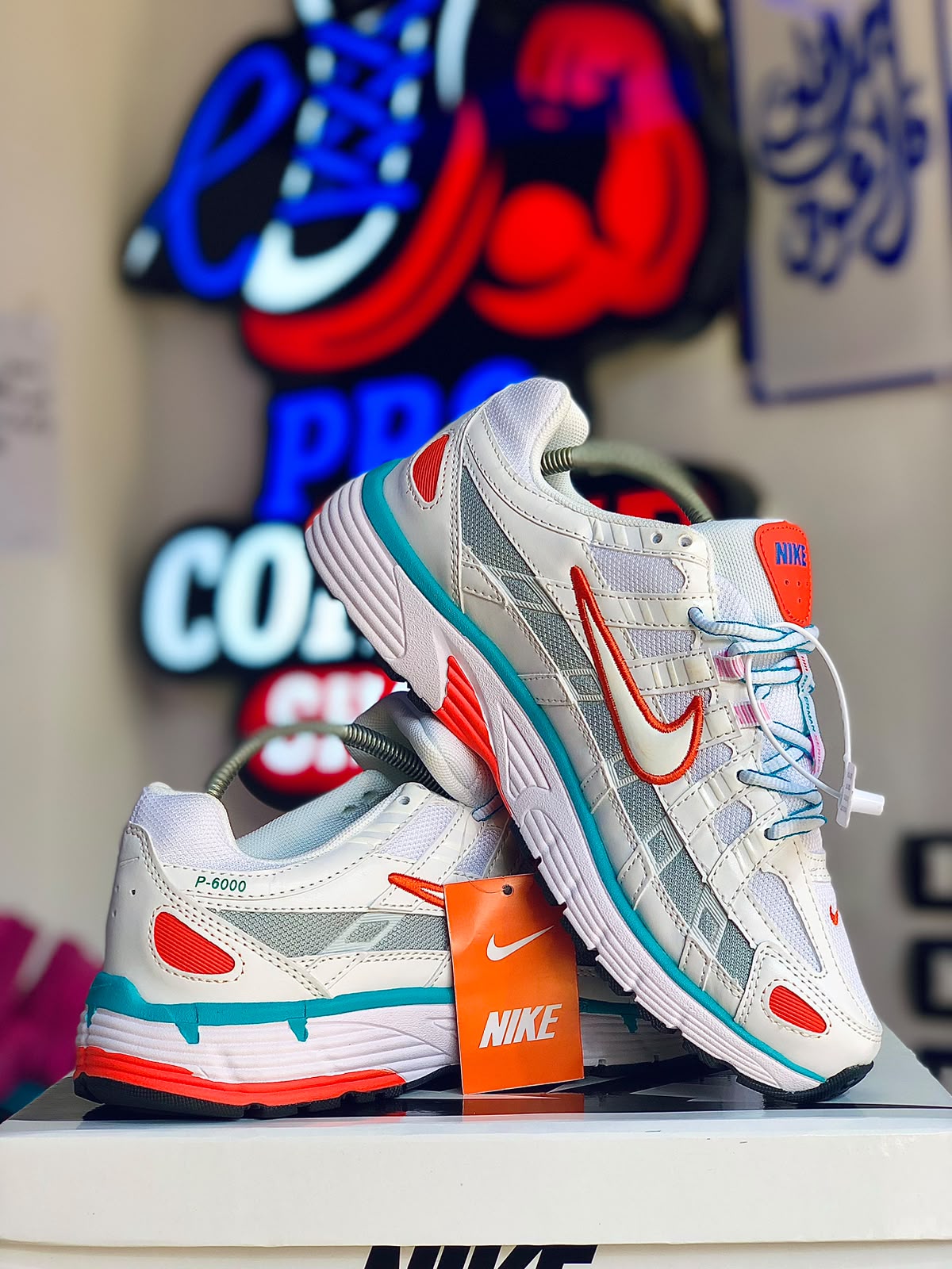 nike p6000 shoe white-aqua