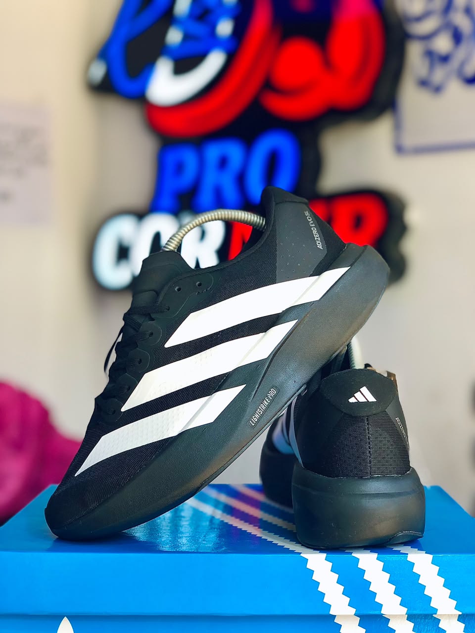 Adidas Adizero Black White