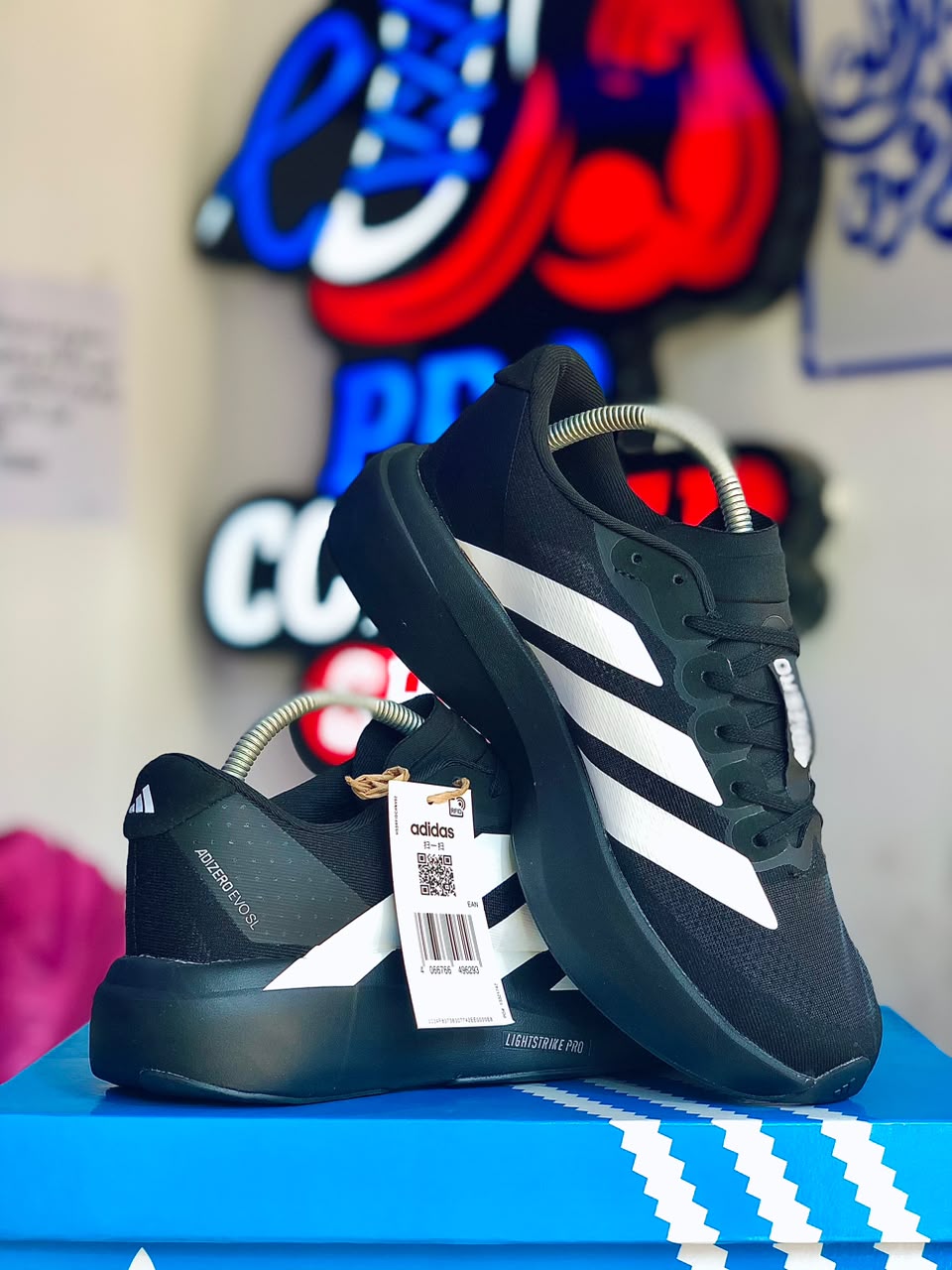 Adidas Adizero Black White 3