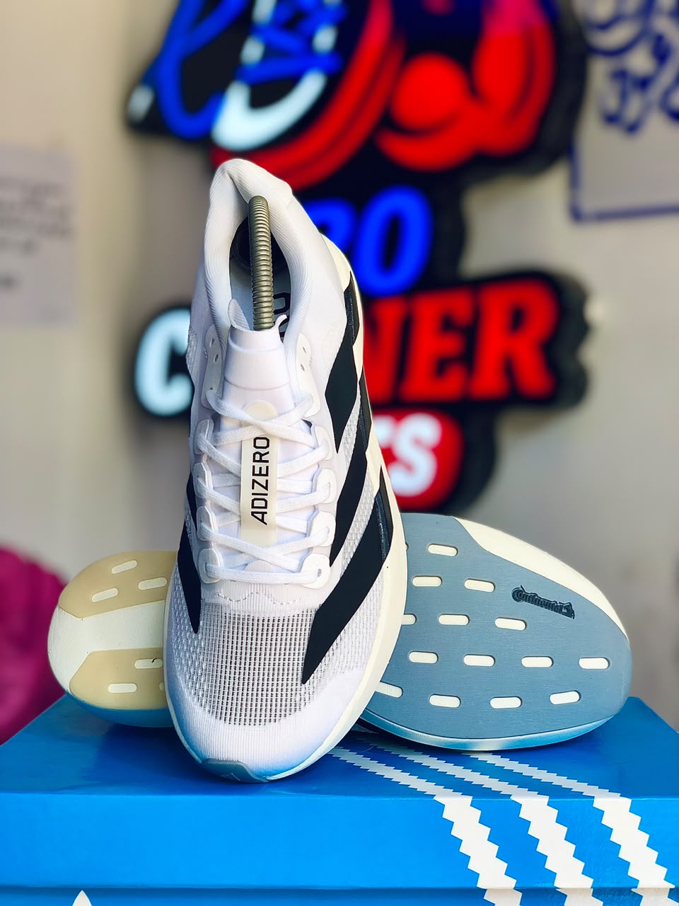 Adidas Adizero White Black 2