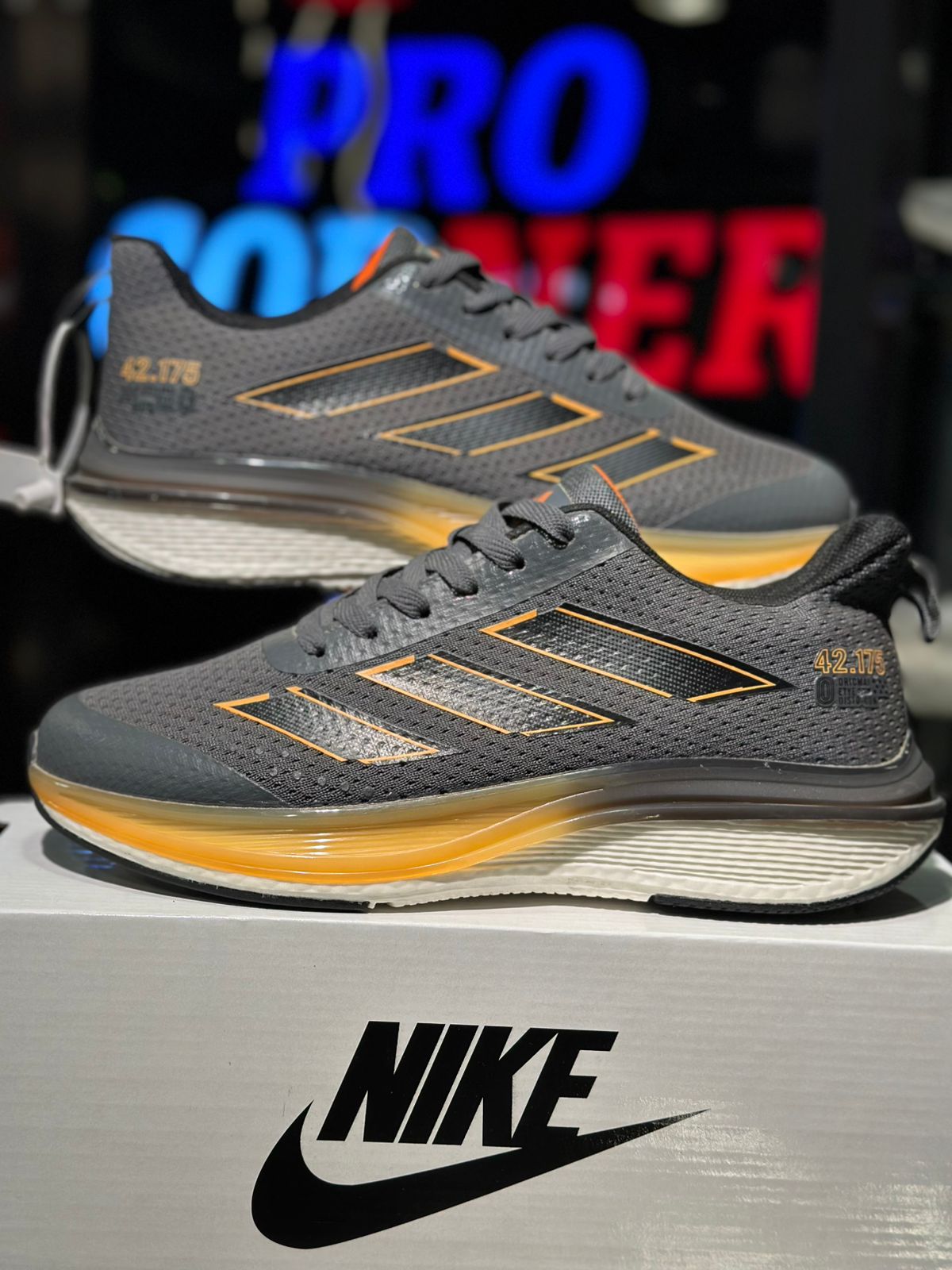 Adidas Gray & Orange
