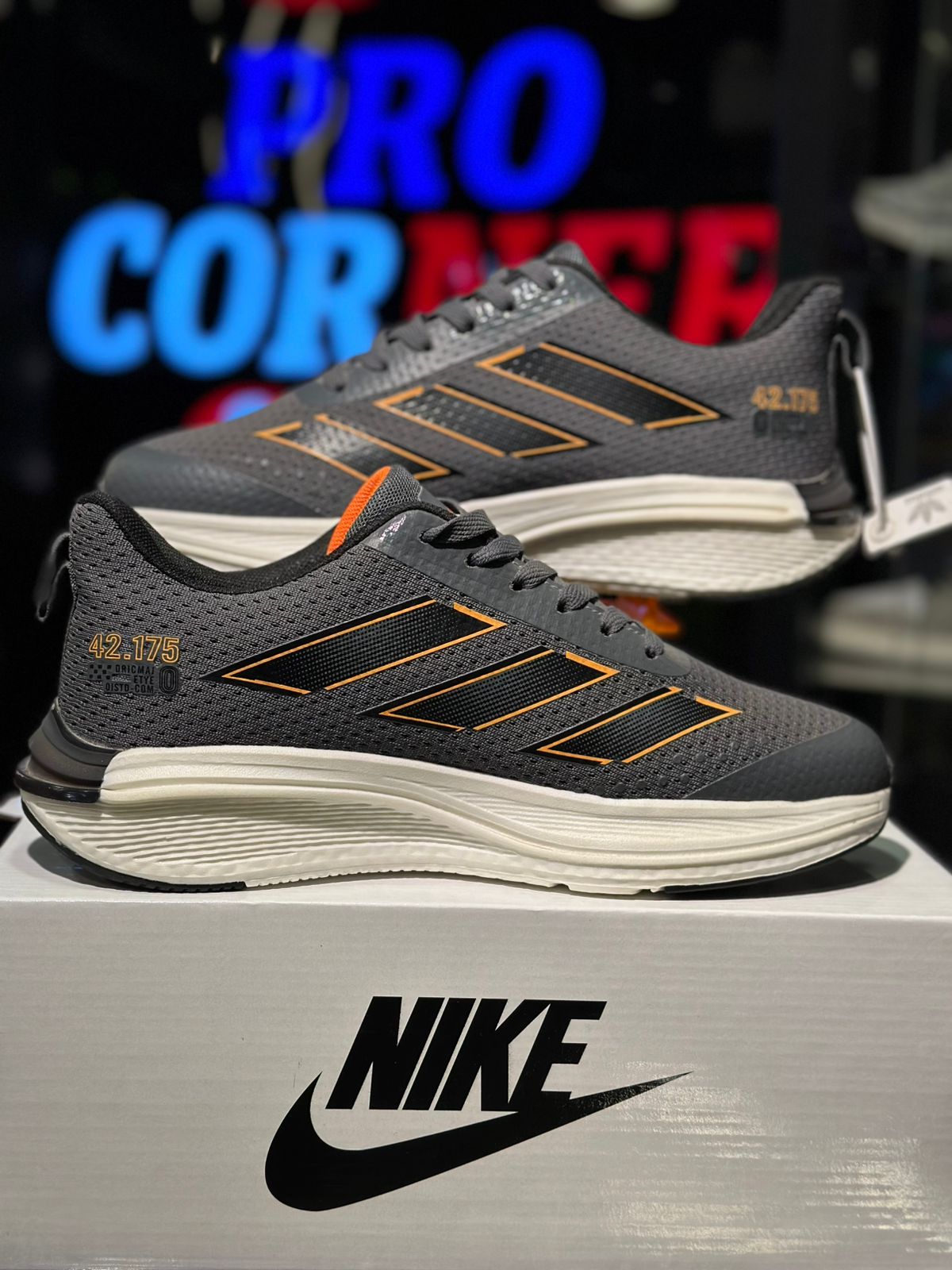 Gray & Orange