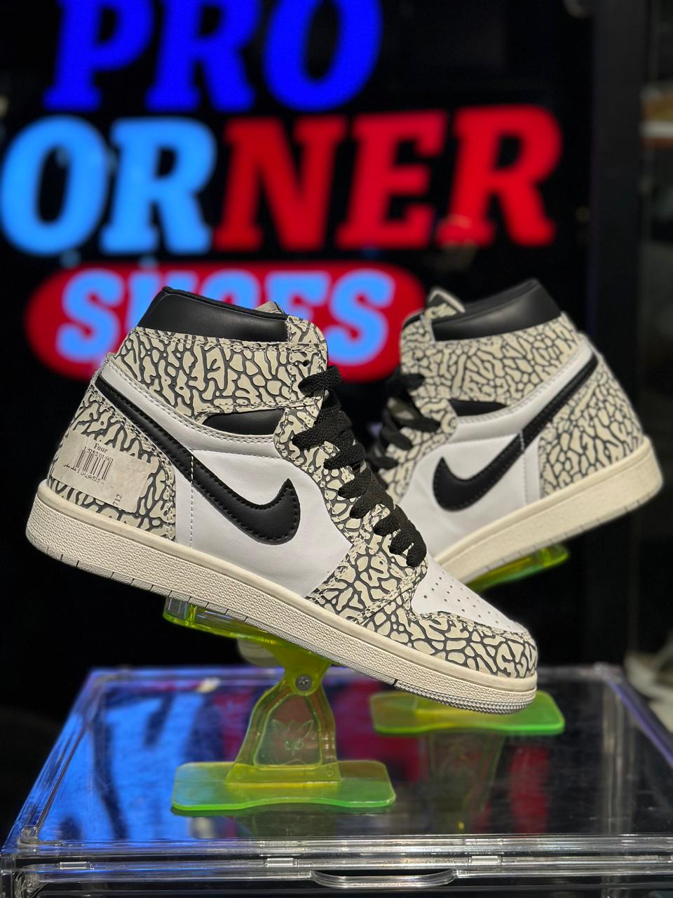 Jordan 1 White Cement 3