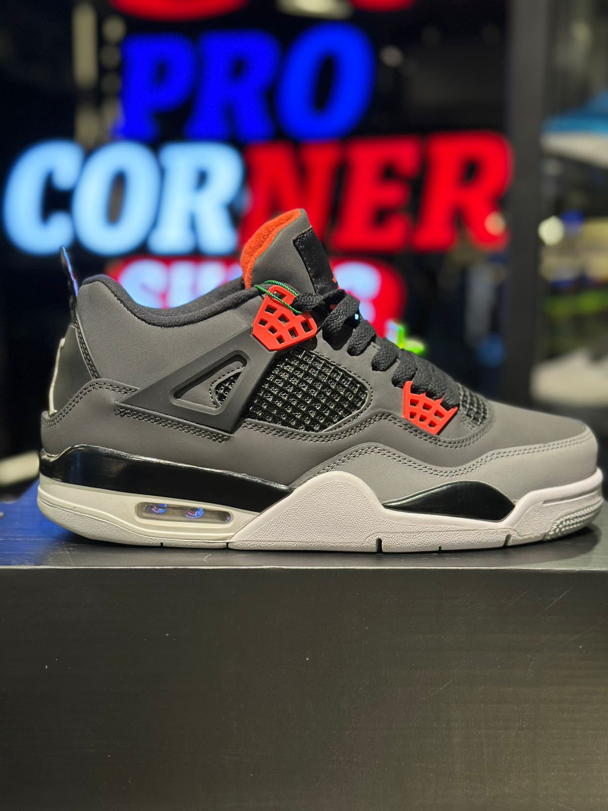 Jordan 4 Grey Orange