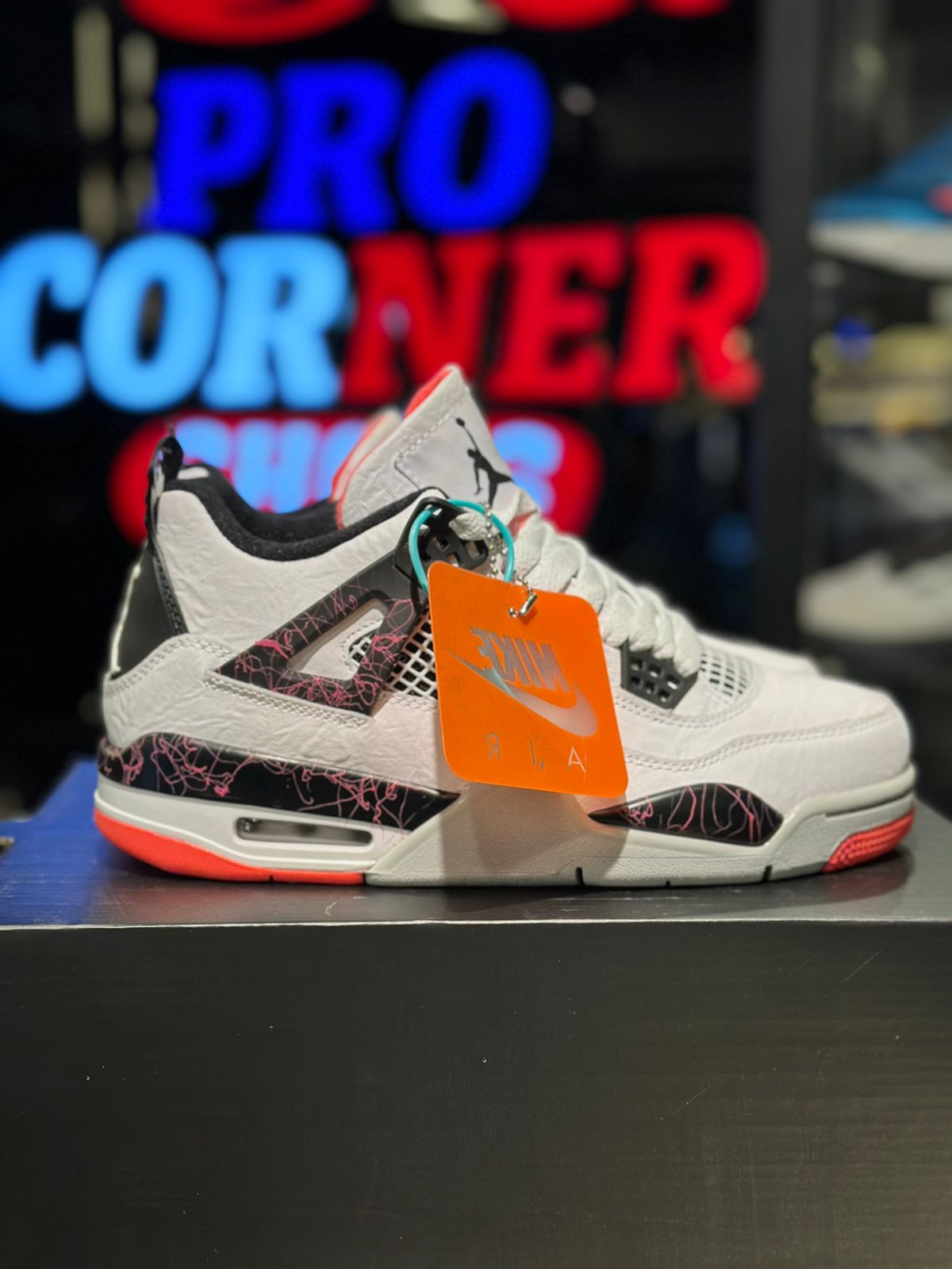 Jordan 4 White Black Red