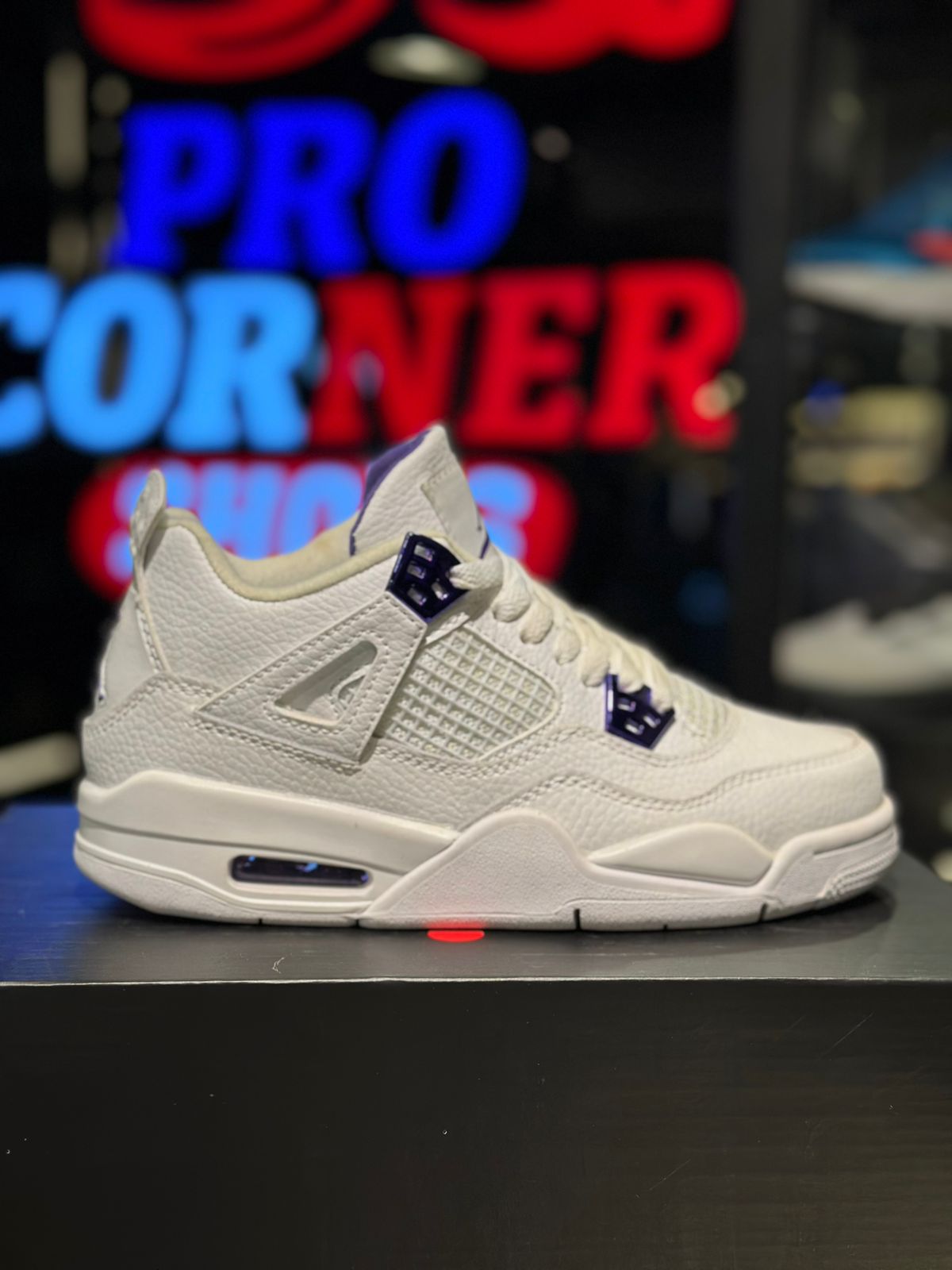 Jordan 4 White Purple