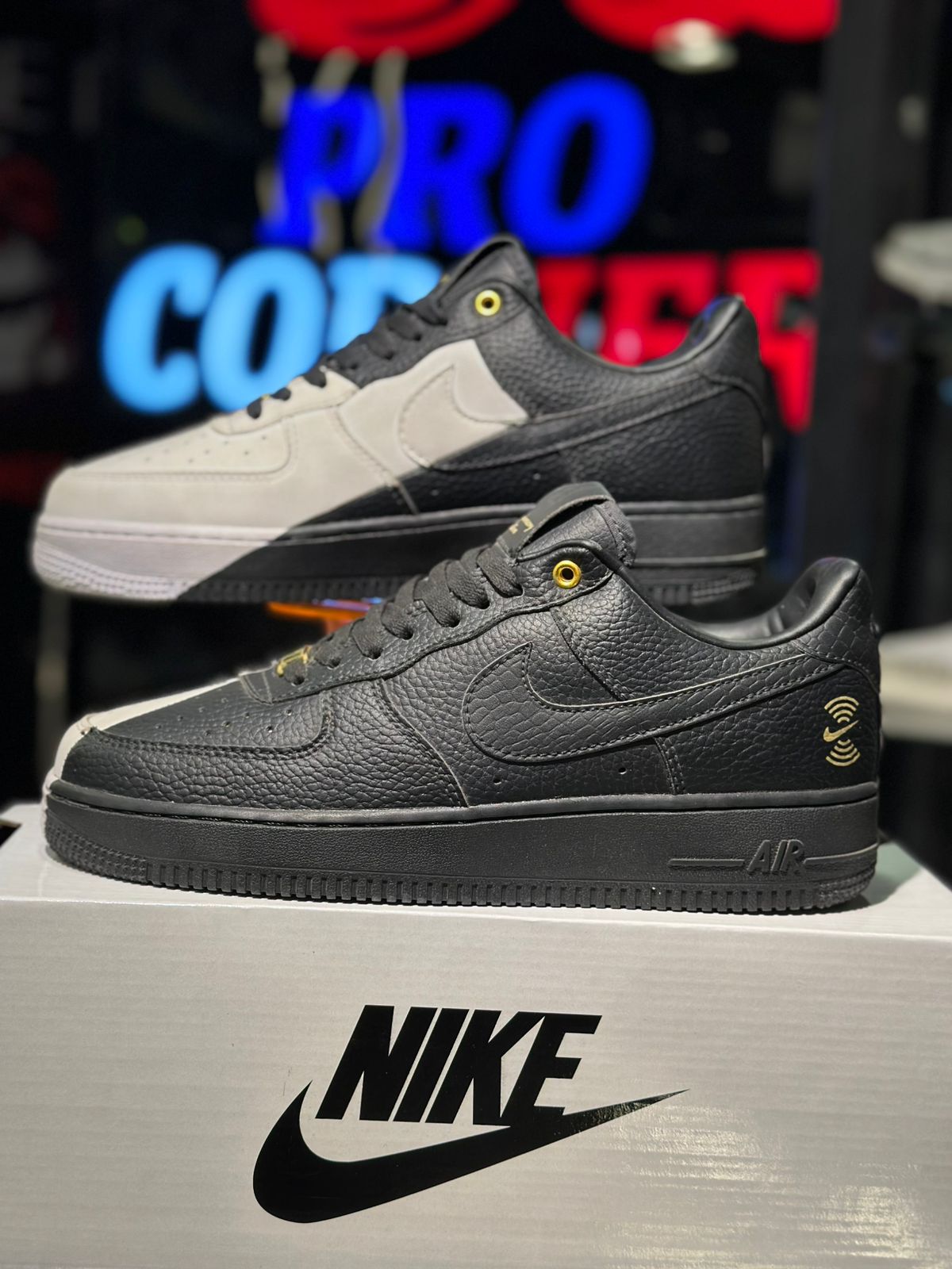 Airforce Black White Half&Half