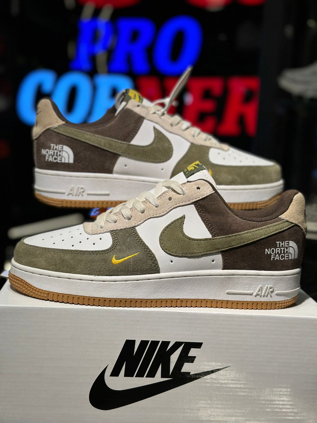 Airforce North Face Gucci Green