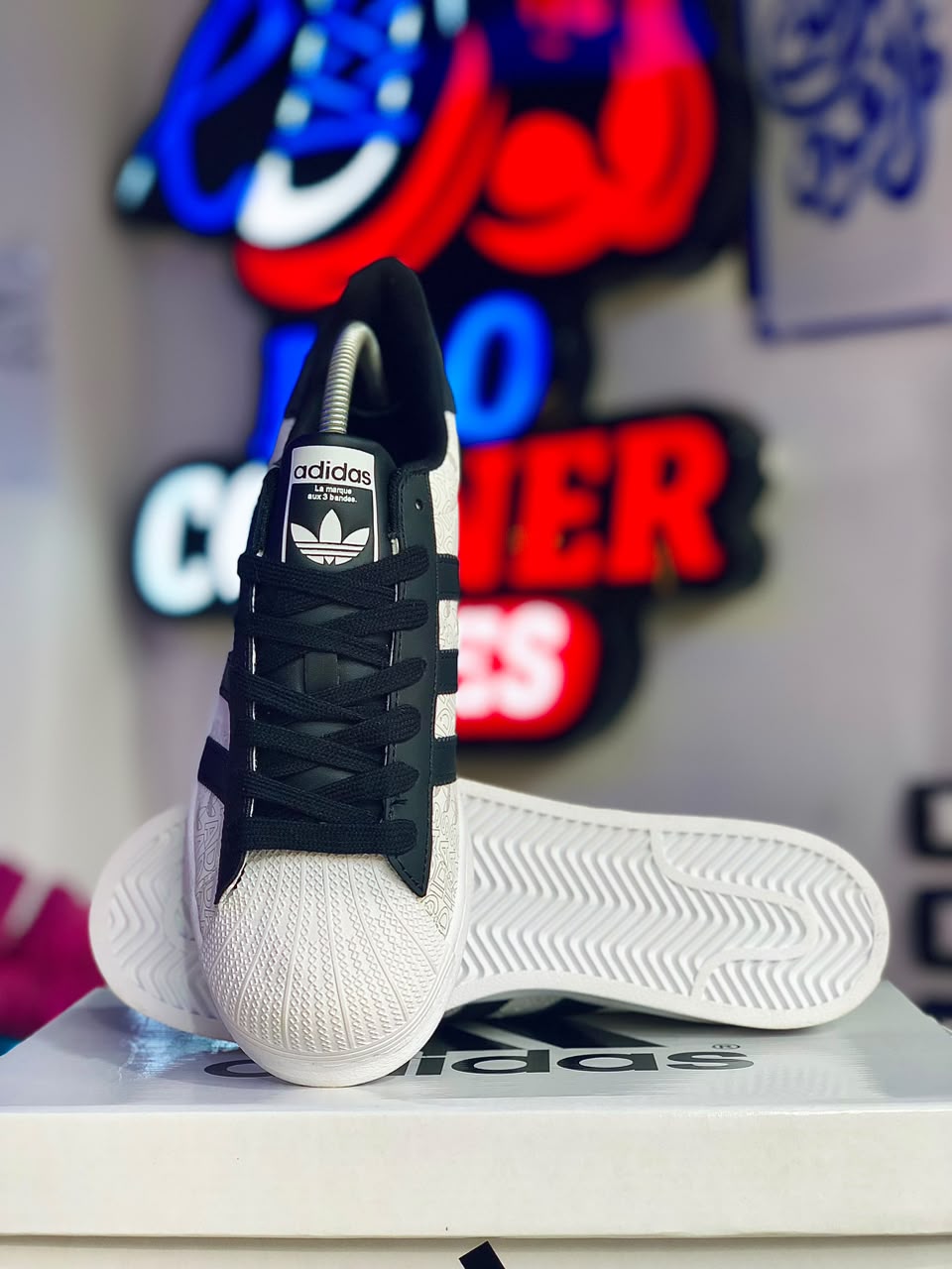 Adidas LV Super Star - Black White