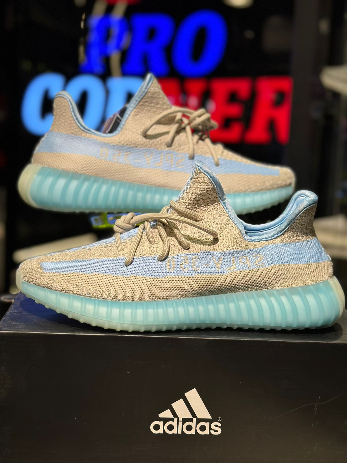 Yeezy 350 Blue Off White